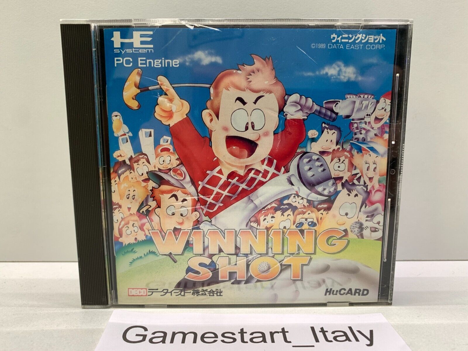 WINNING SHOT - NEC PC ENGINE - HuCARD GIOCO USATO DATA EAST CORP 1989