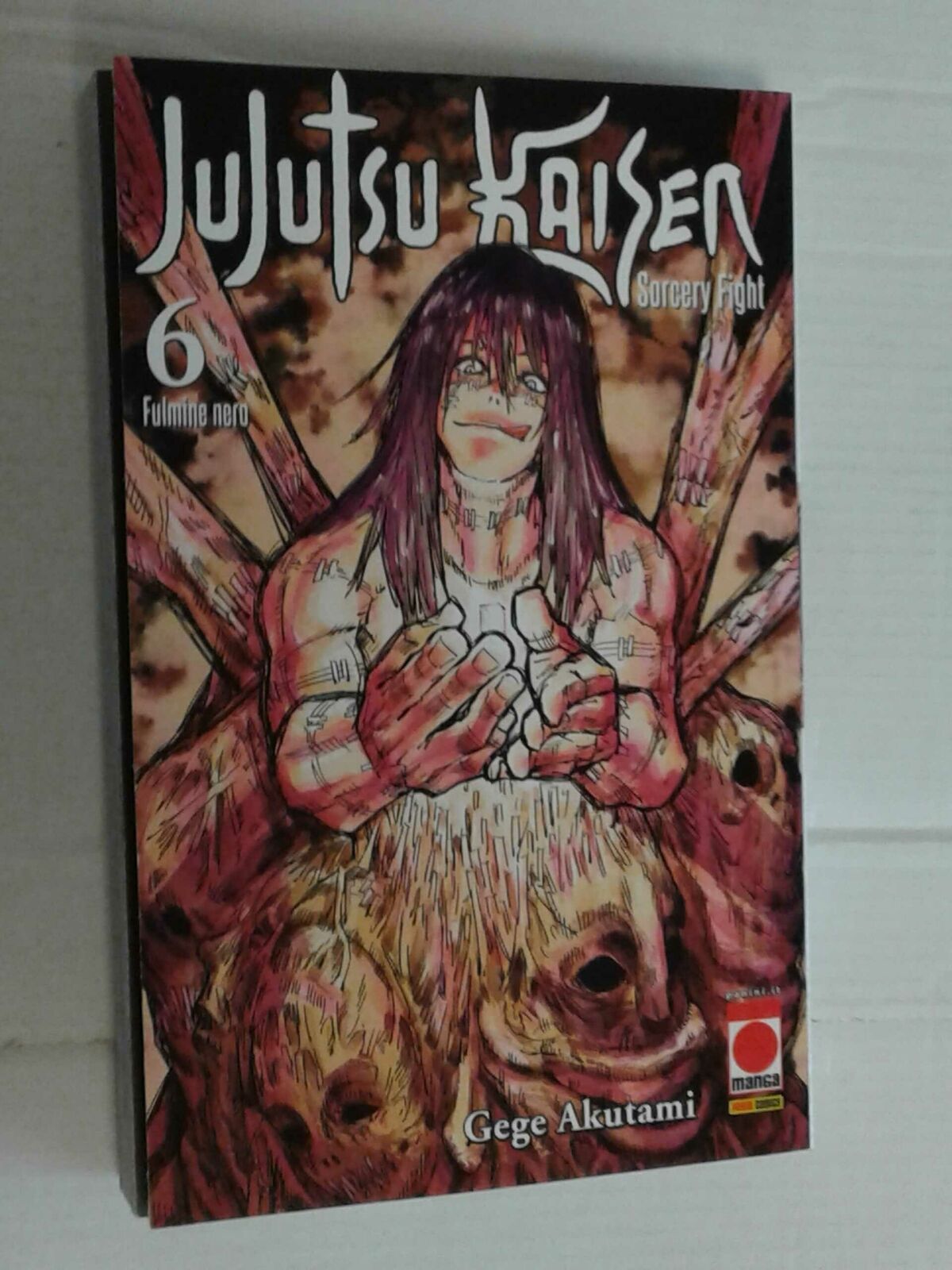 JUJUTSU KAISEN-N° 6-SORCERY -GEGE AKUTAMI -planet-FIGHT MANGA PANINI ristampa