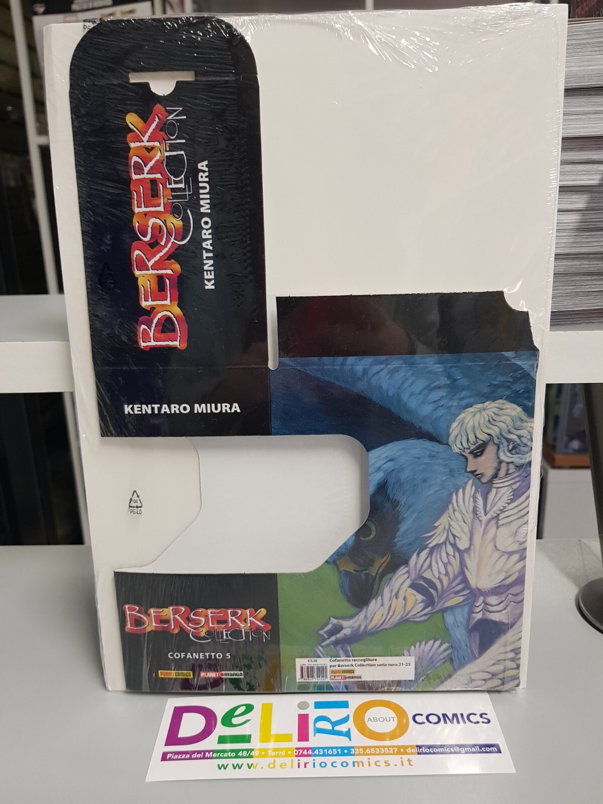 COFANETTO VUOTO BERSERK COLLECTION DAL 21 A 25 Ed. PANINI SCONTO 5%