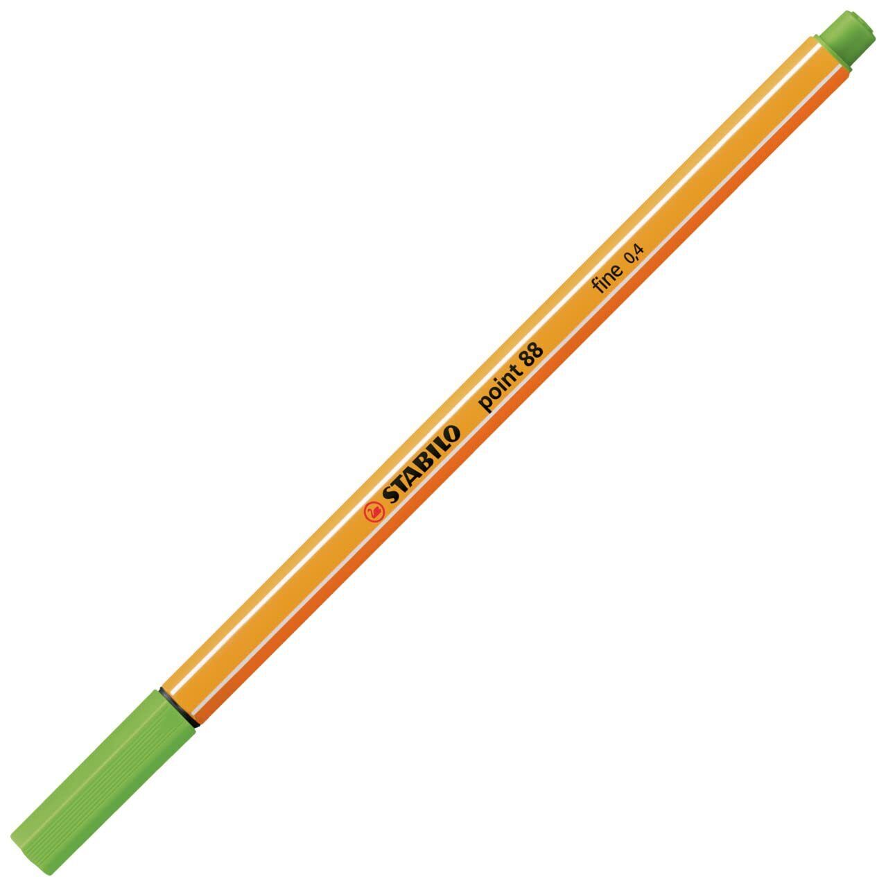 Stabilo Point 88Fineliner Pens Pack of 3Apple Green Covered PTE