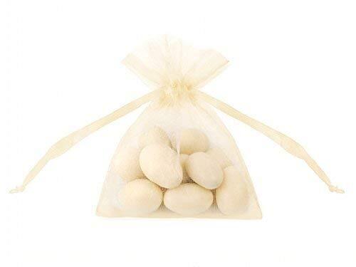 P&D Confezione 20 Sacchetti Organza, Crema (O2B)