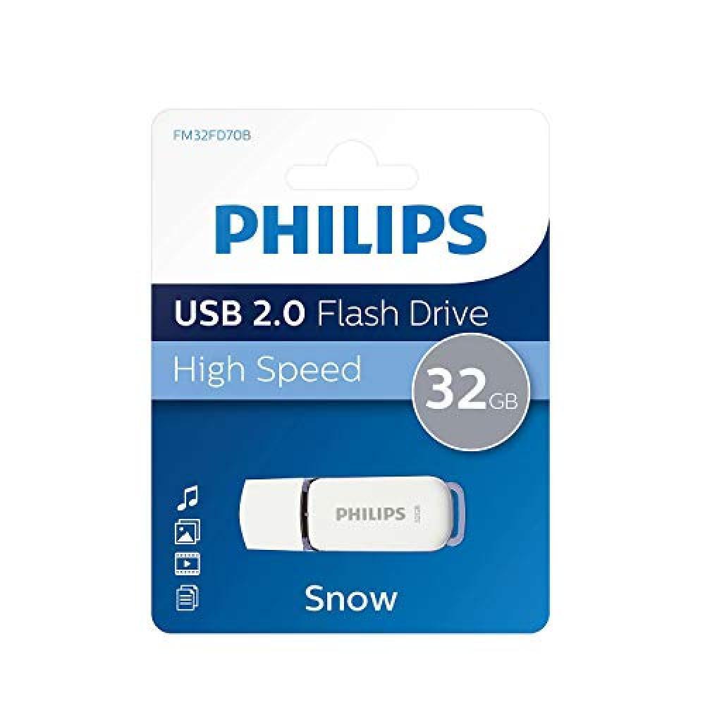 (TG. 32 GB) Philips FM32FD70B/10 Chiavetta flash drive USB 2.0, 32 GB - NUOVO