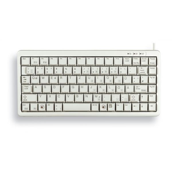 CHERRY G84-4100 tastiera Universale USB + PS/2 QWERTY Inglese UK Grigio (G84-410