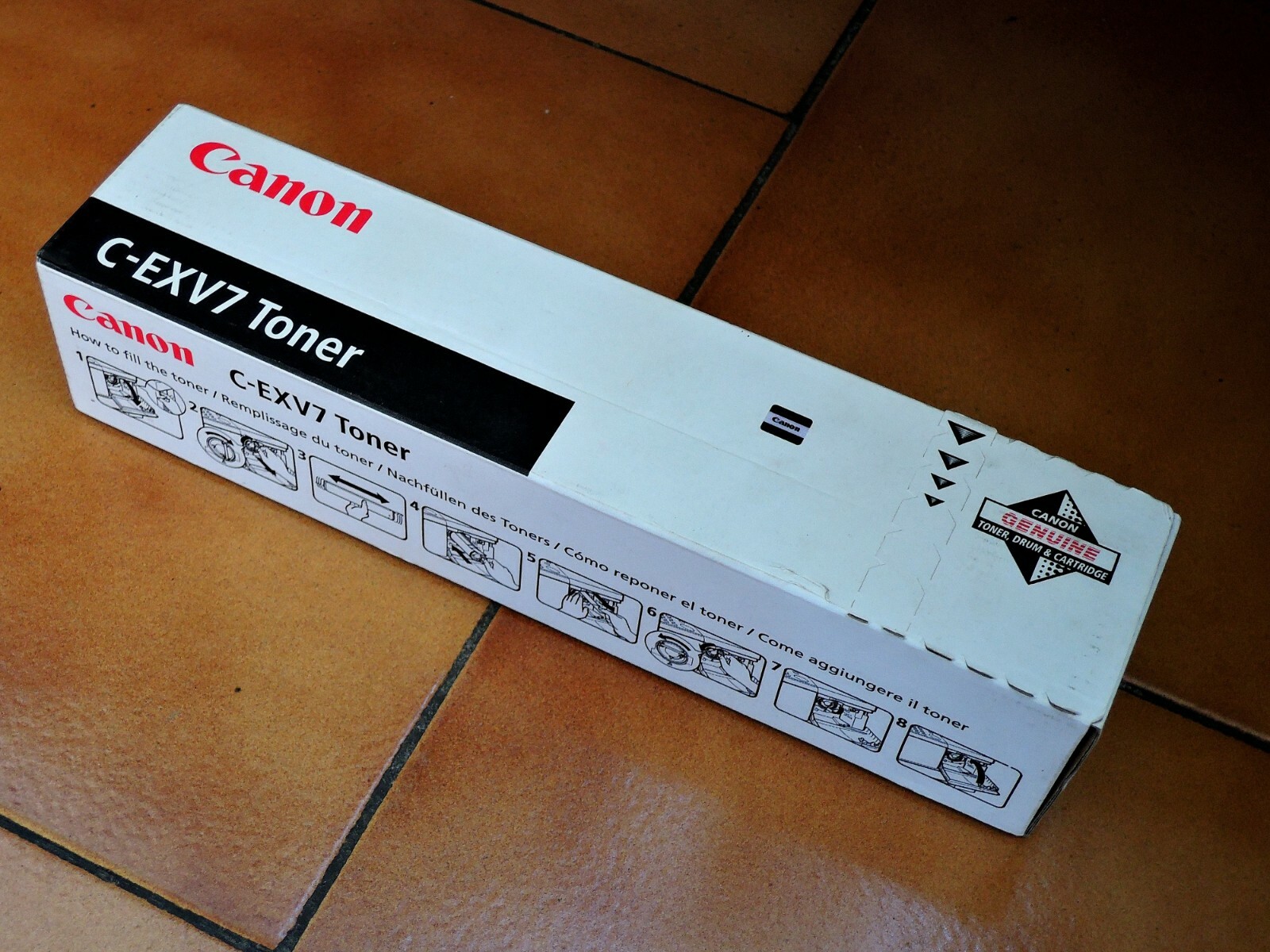 toner CANON C-EXV7 nero per stampanti iR 1210 1230 1270 1510 1530 1570F ORIGINAL