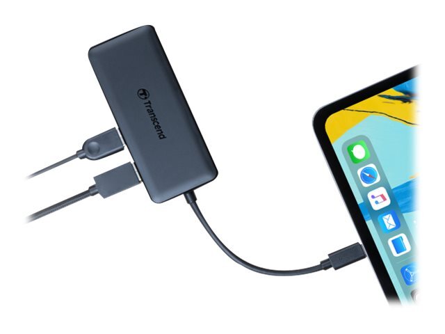 Transcend 6-in-1 USB Type-C Hub HUB5C Hub 2 x USB 3.1 Gen 1 + 1 x USB TS-HUB5C