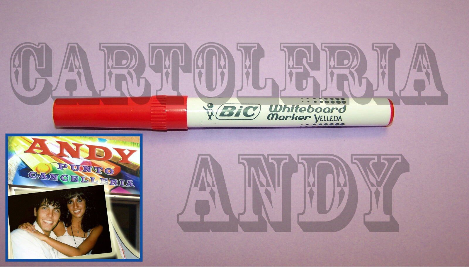 PENNARELLO VELLEDA WHITEBOARD MARKER 1741 - BIC - PUNTA TONDA - ROSSO COD.830148