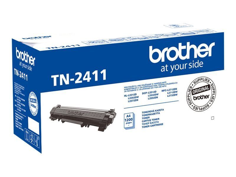 Brother TN2411 Black original toner cartridge for Brother DCP-L2512, TN2411