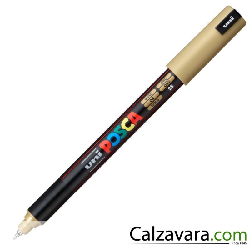 Uni-Ball - Marcatore Uni Posca Punta Extra Fine 0,7mm - ORO