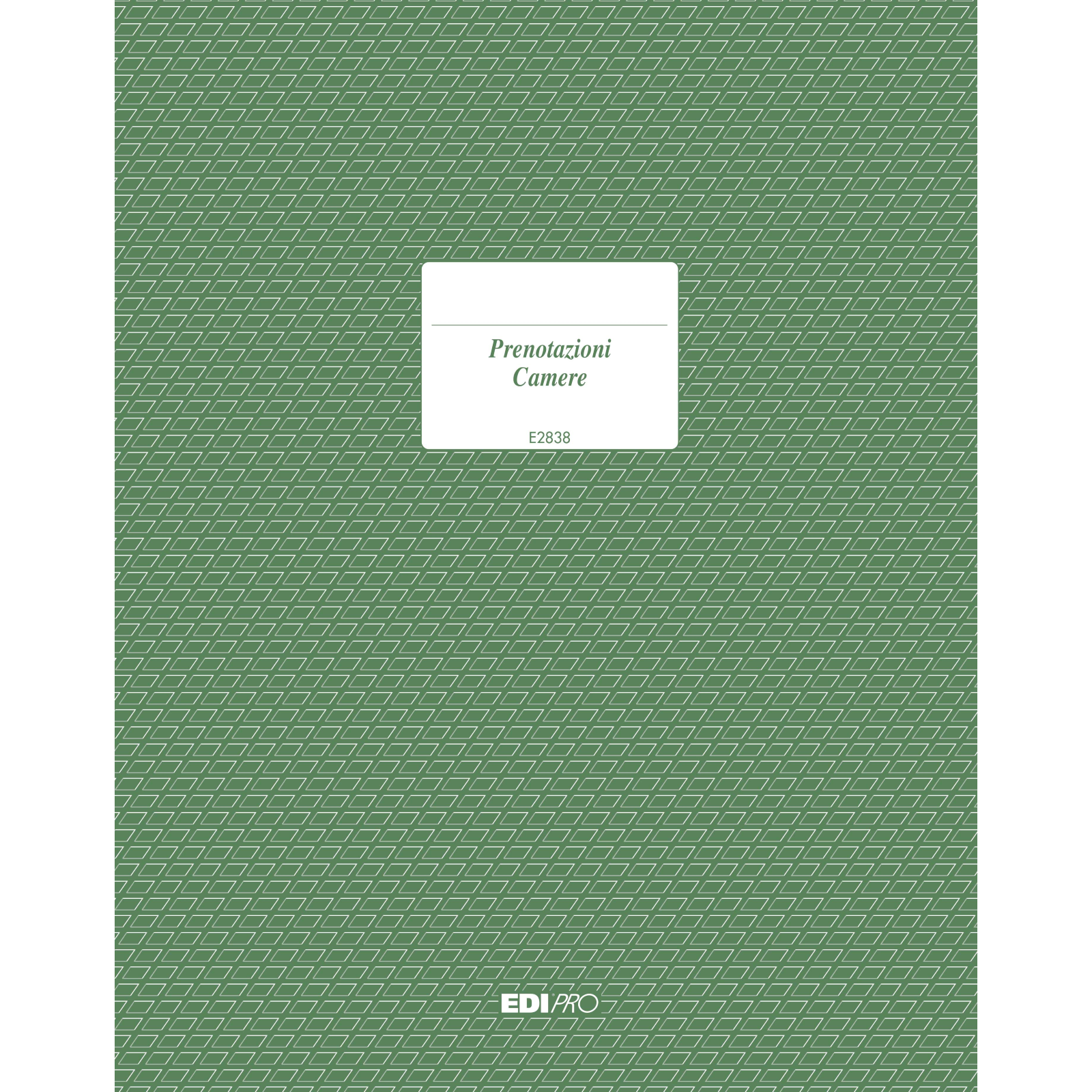 FASCICOLO PROGRAMMAZIONE PRENOTAZIONI CAMERE (40 CAMERE) – FORMATO 34×24,5 - EDI