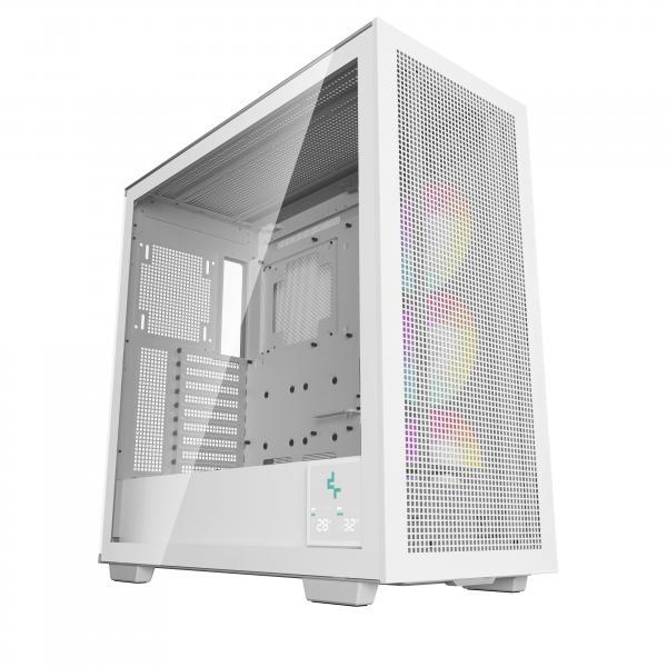 DEEPCOOL CASE MID TOWER MORPHEUS WH 1x420 ARGB FAN FORMATO MID TOWER comp.rad 36