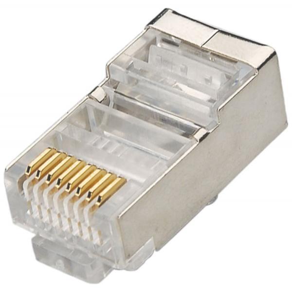 Mach Power PLUG RETE RJ45 8P CAT.5 FTP 50PZ (CV-LAN-025)