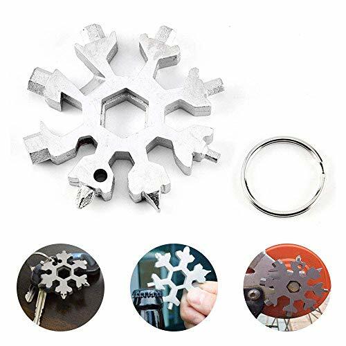 18 In 1 Snowflake Multi Tool, Acciaio Inossidabile Snowflake Tool Card (j0I)