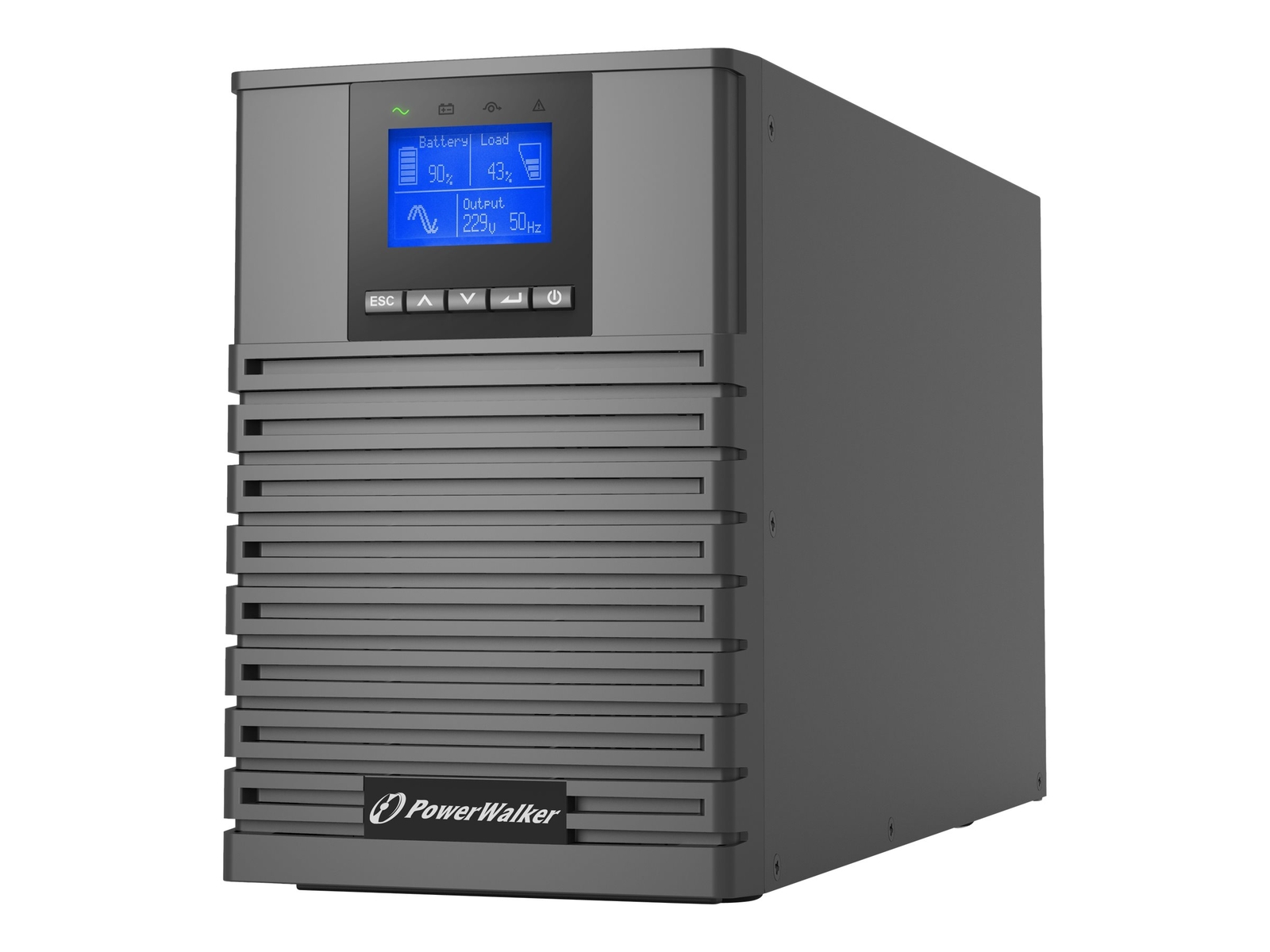 PowerWalker VFI 1500 ICT IoT UPS 1500 Watt 1500 VA 9 Ah Ethernet, 10122193
