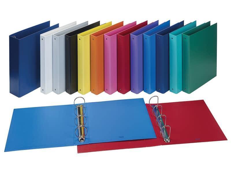 Raccoglitore FAVORIT Europa 22x30 cm 4 anelli tondi Ø 30 mm - dorso 4 cm verde a