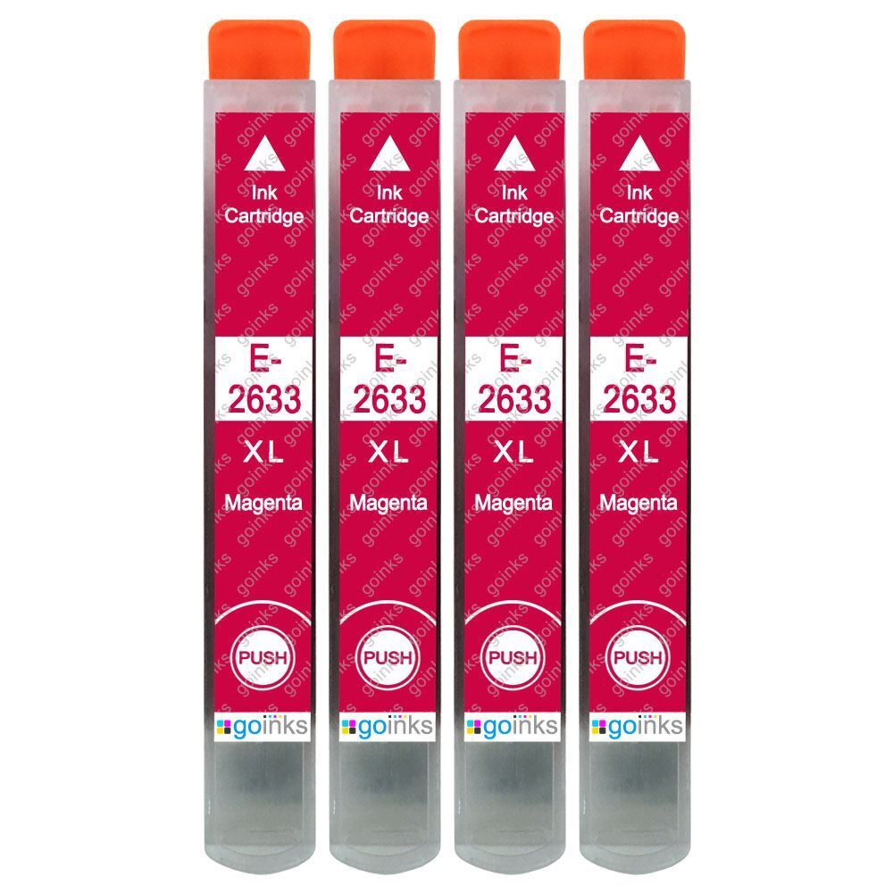 4 Magenta Cartucce d'inchiostro per Epson Expression XP-625 XP-700 XP-800 XP-810