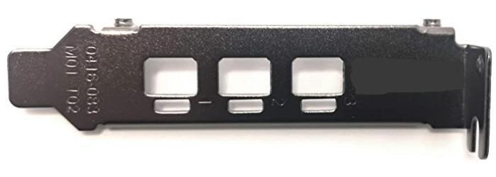 Low profile bracket for