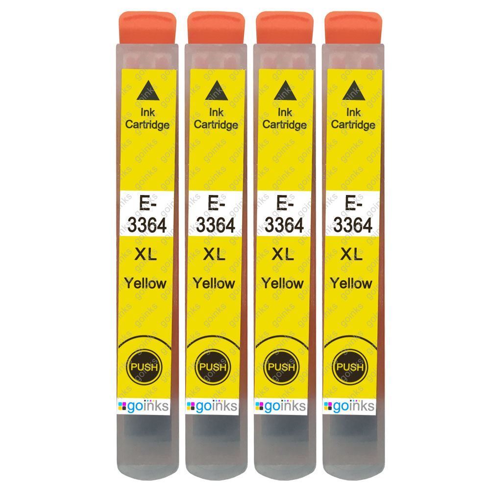 4 Giallo Cartucce d'inchiostro para Epson Expression Premium XP-645 XP-900