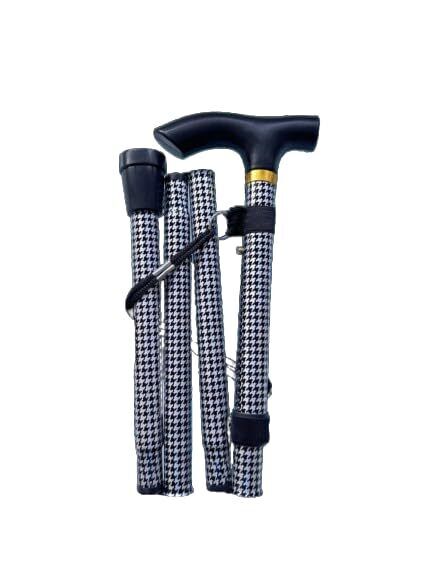 Dogtooth - Bastone da passeggio pieghevole: elegante compagno di (k0v)