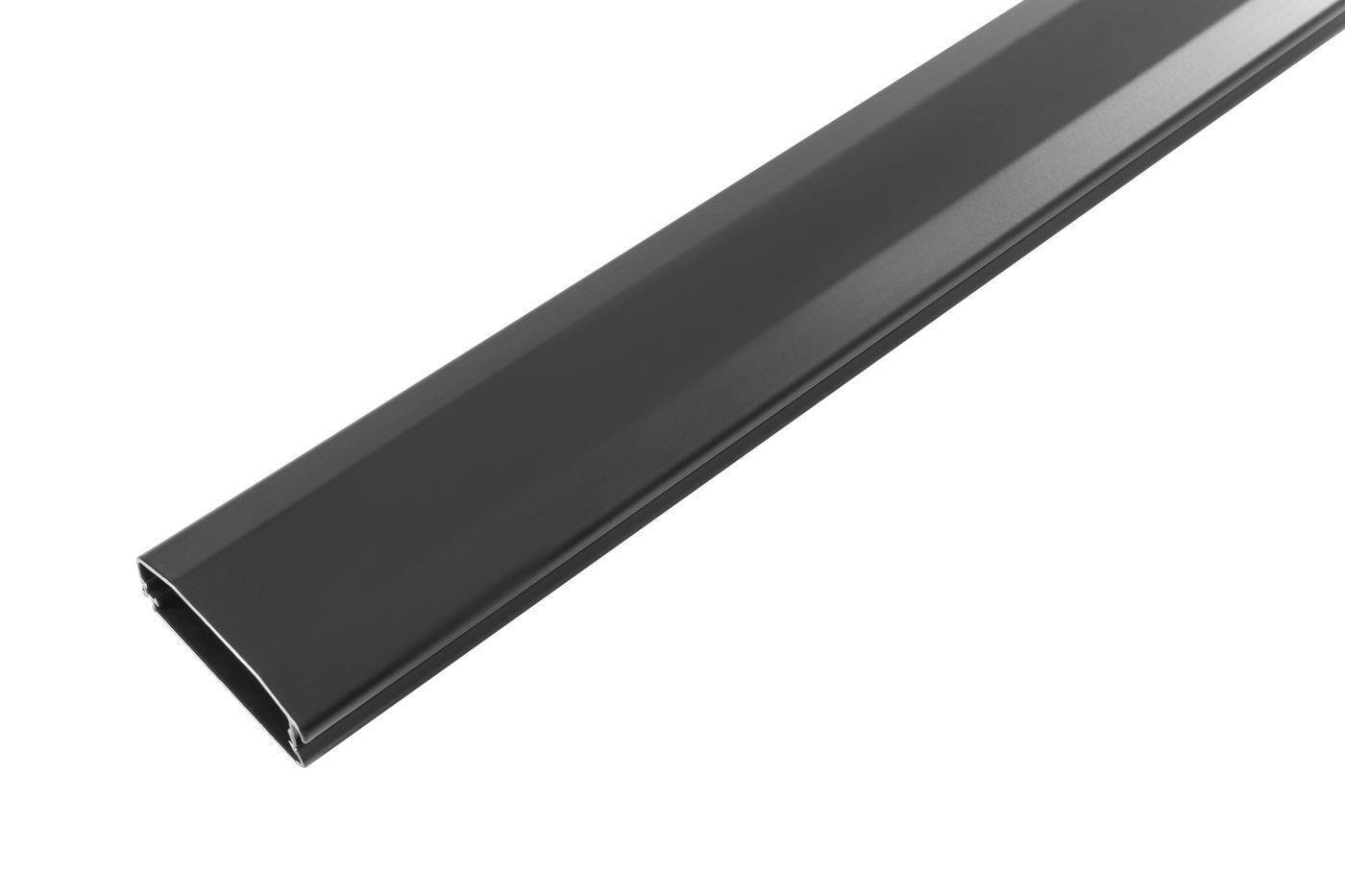 Aluminum cable cover black,