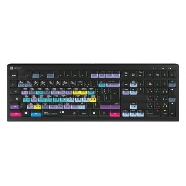 Logickeyboard ASTRA 2 tastiera USB AZERTY Inglese Nero