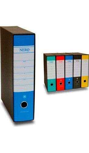 Brefiocart Confezione 12 Registratori Prot 8Cm Blu 0201150B
