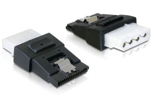 Delock Adattatore di Alimentazione 4 pin Molex F a SATA 15 pin F con Clip