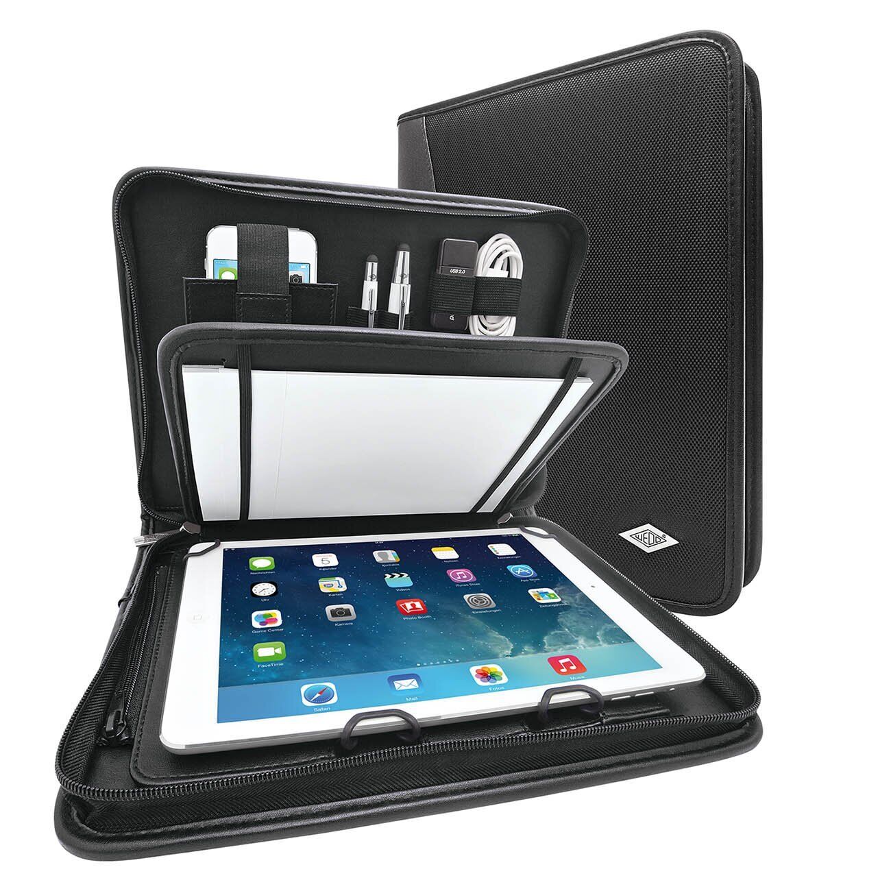 Wedo 58 75901 Elegance A5 Organizer with Universal Holder for 9.7-10.5 inch Tabl