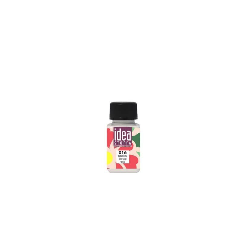 Colore per tessuti Maimeri Idea Stoffa in flacone 60 ml perlato bianco - M501401