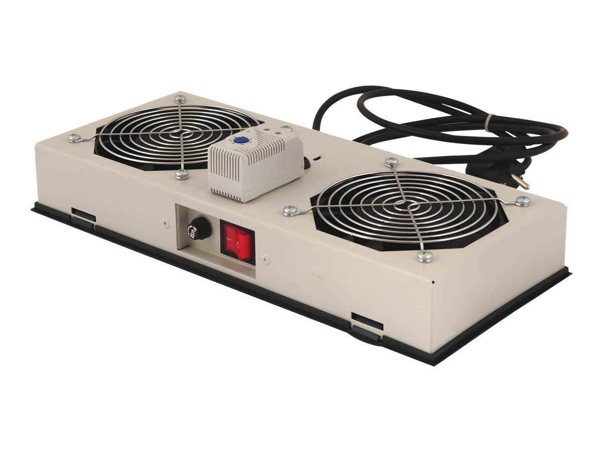 DIGITUS Professional DN-19 FAN-2-WM-I Rack fan tray with 2 DN-19 FAN-2-WM-I