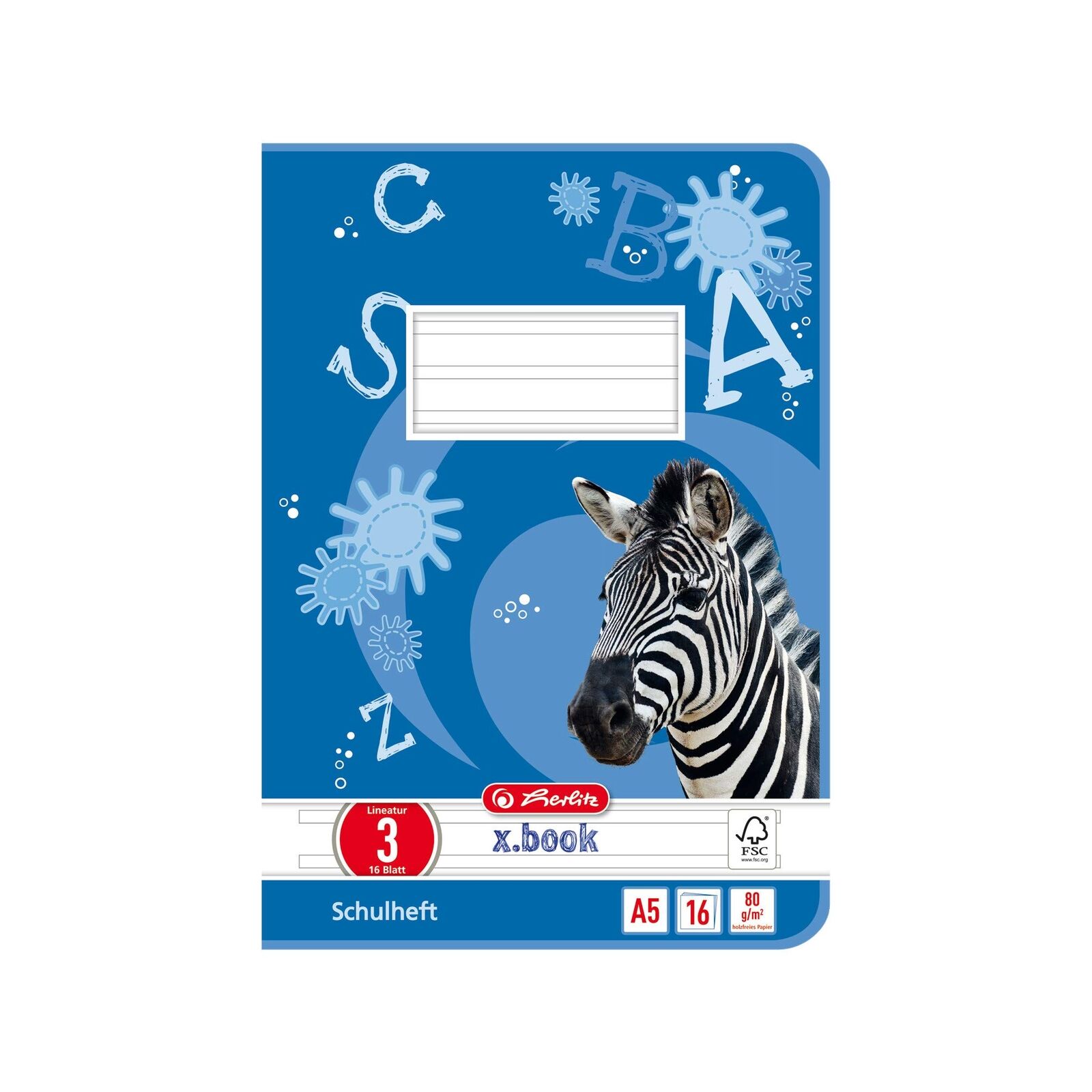Herlitz 3320306 Exercise Book DIN A5, Lineatur 9 liniert