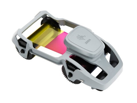 Zebra YMCKO print ribbon for Zebra ZC100, ZC300 Black cyan 800300-250EM