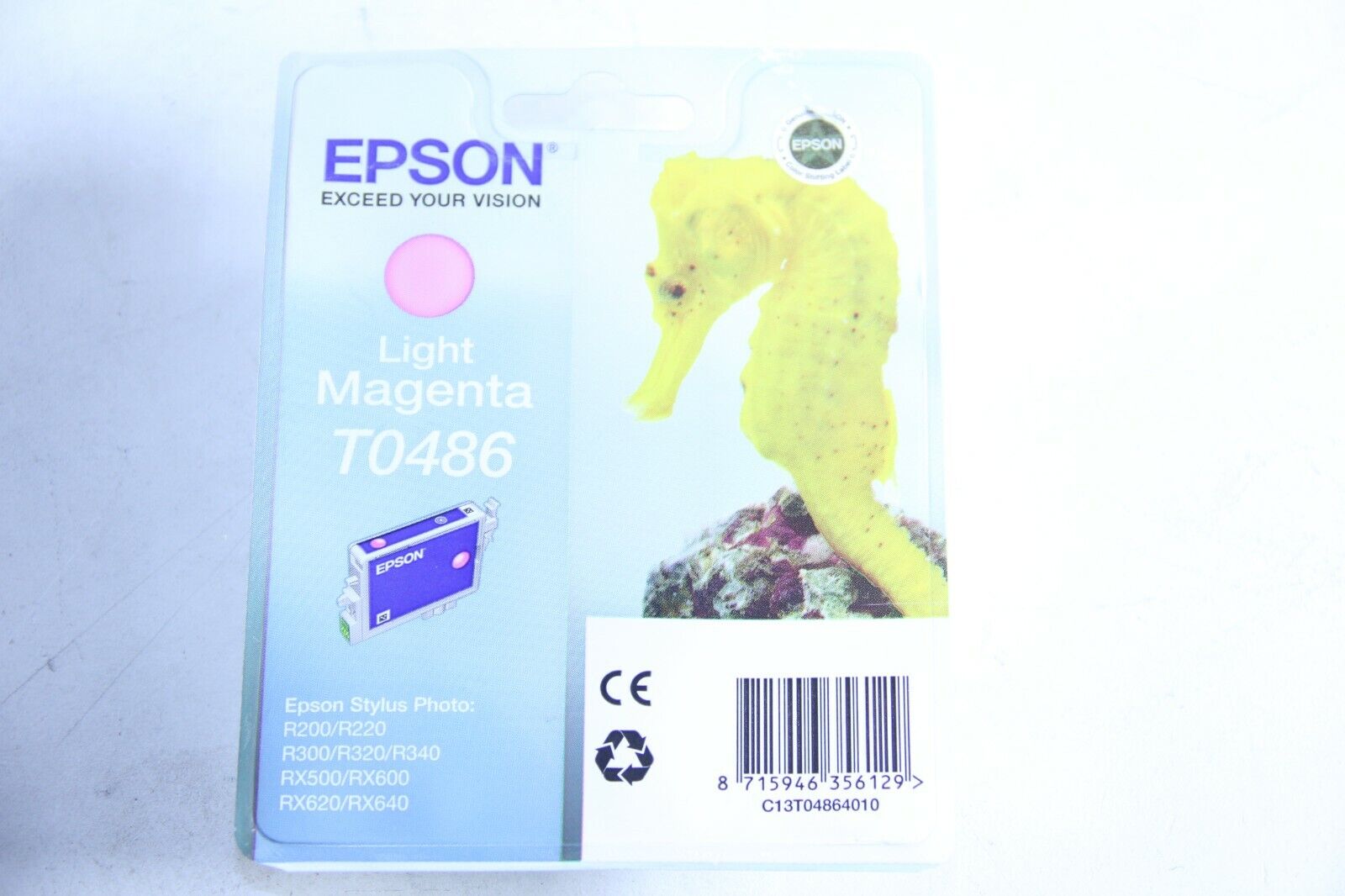Epson T0486 Light Magenta Cartuccia D'Inchiostro per Epson Stylus Foto - Nuovo