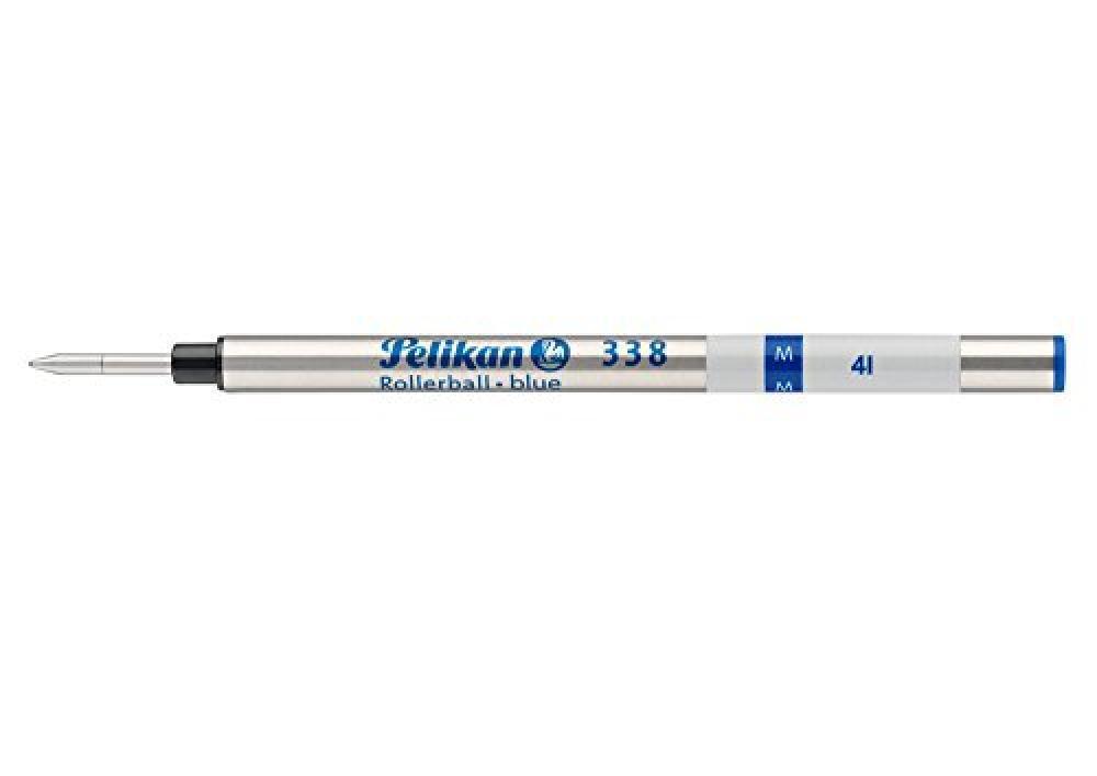 (TG. M (Confezione da 1)) Pelikan Tintenroller-Minen 338, Stärke: M, blau - NUO