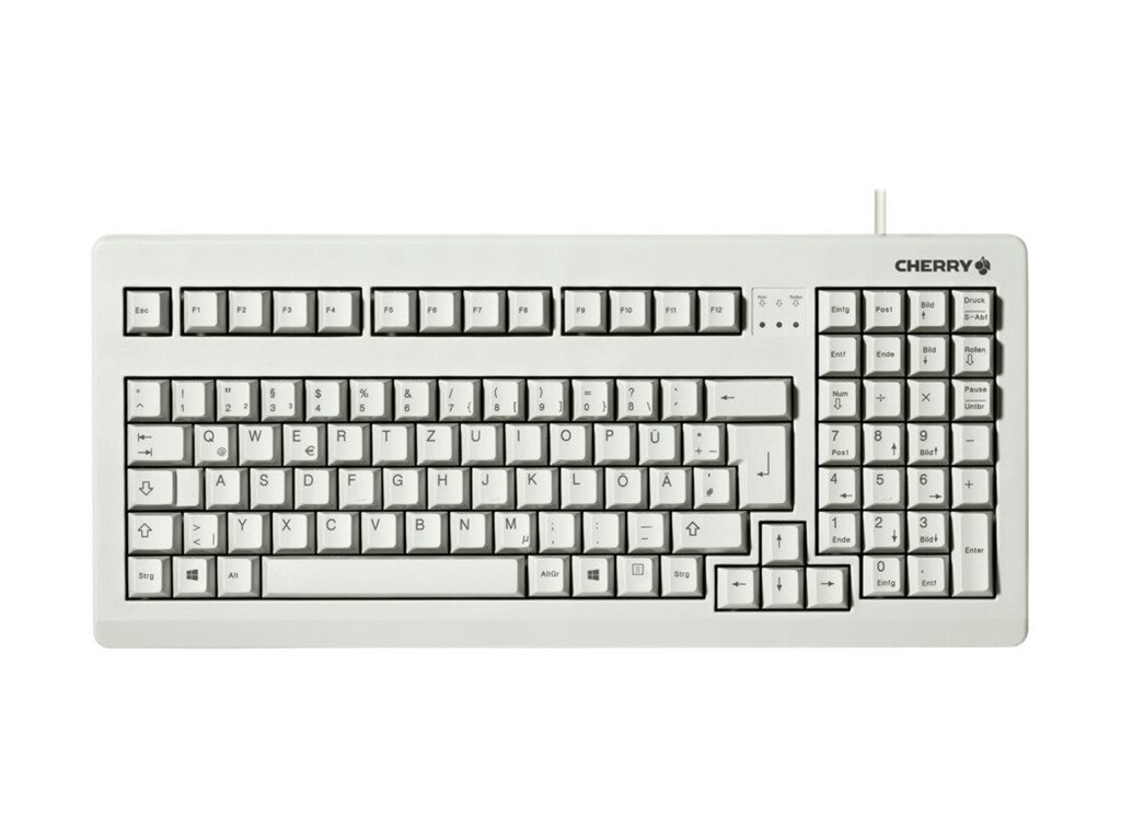 CHERRY G80-1800 Keyboard PS/2, USB French light grey French G80-1800LPCFR-0