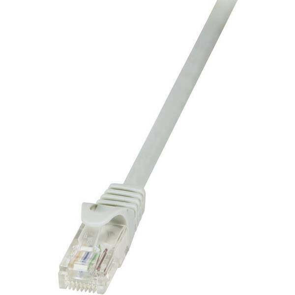 Cavo di collegamento rete rj45 logilink cat 5e u/utp 0.25 m grigio