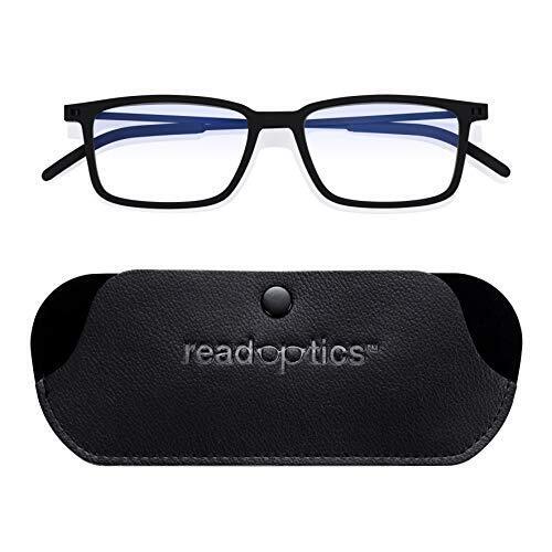 Read Optics Blue Light Protection Eye Glasses for Reading 2 Black 0 to (d8R)
