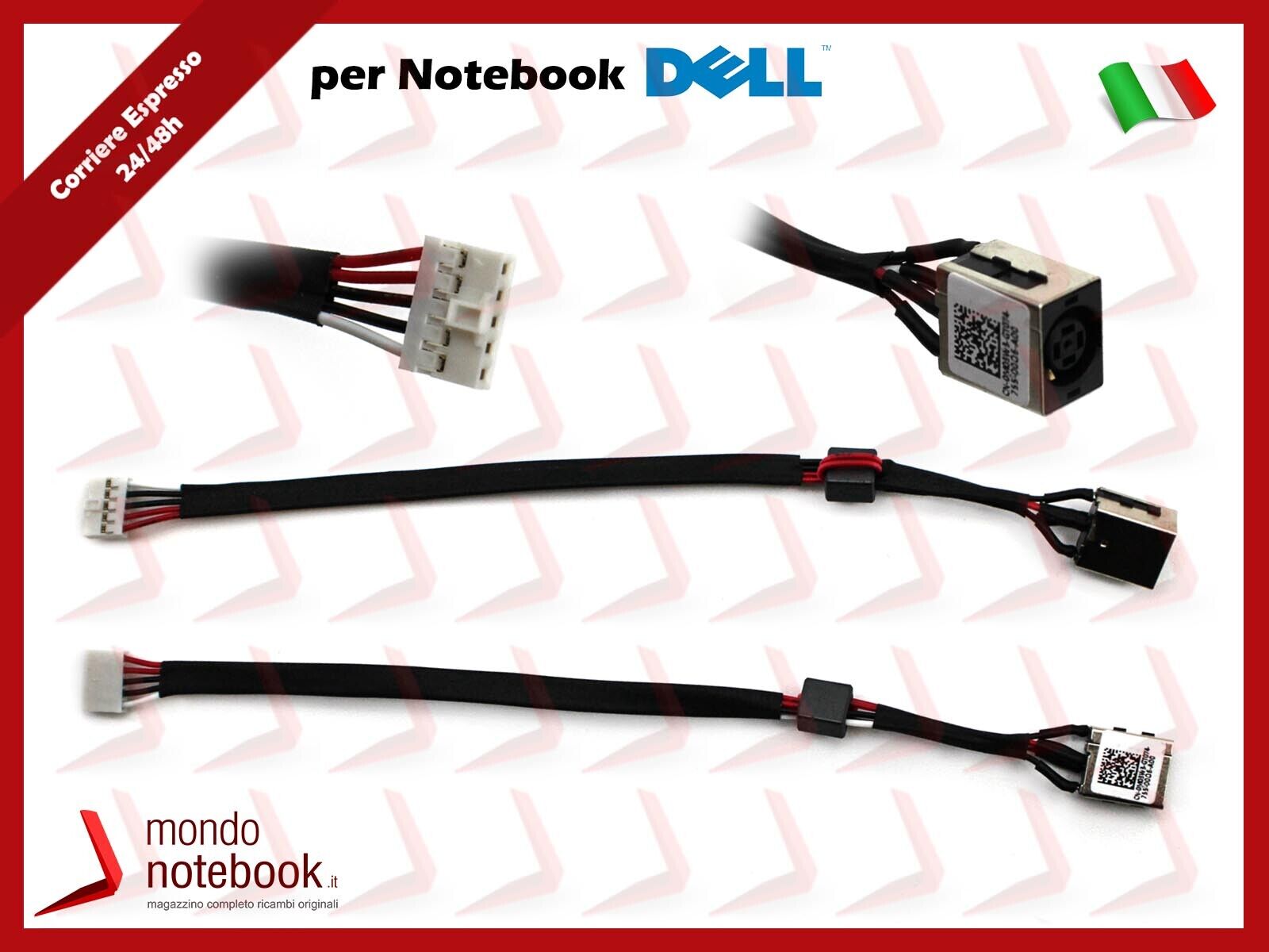 JACK DELL INSPIRON 15 5445 5540 5542 5545 5547 5548 DW771 DC POWER IN 5 PIN