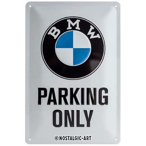 Nostalgic-Art Targa Vintage BMW – Parking Only – Idea Regalo per (p5Q)