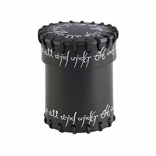 Q Workshop Elvish Black Leather Dice Cup (y4E)