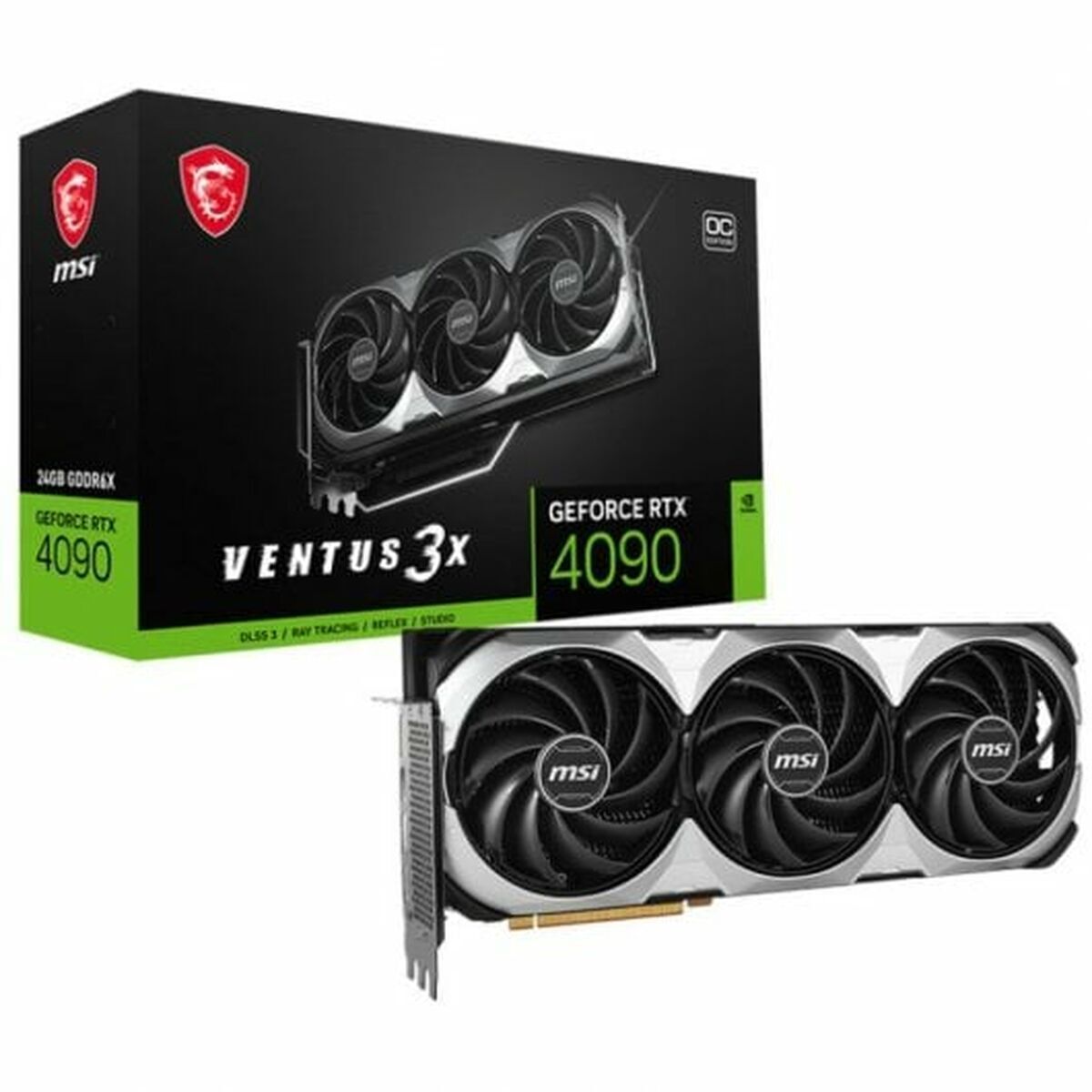 Scheda Grafica MSI GEFORCE RTX 4090 VENTUS 3X E 24G OC NVIDIA GeForce RTX 4090 2