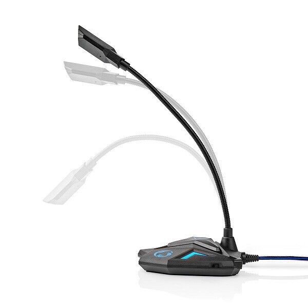 Microfono a Filo con presa USB  Gaming colore Nero/Grigio -  - Nedis