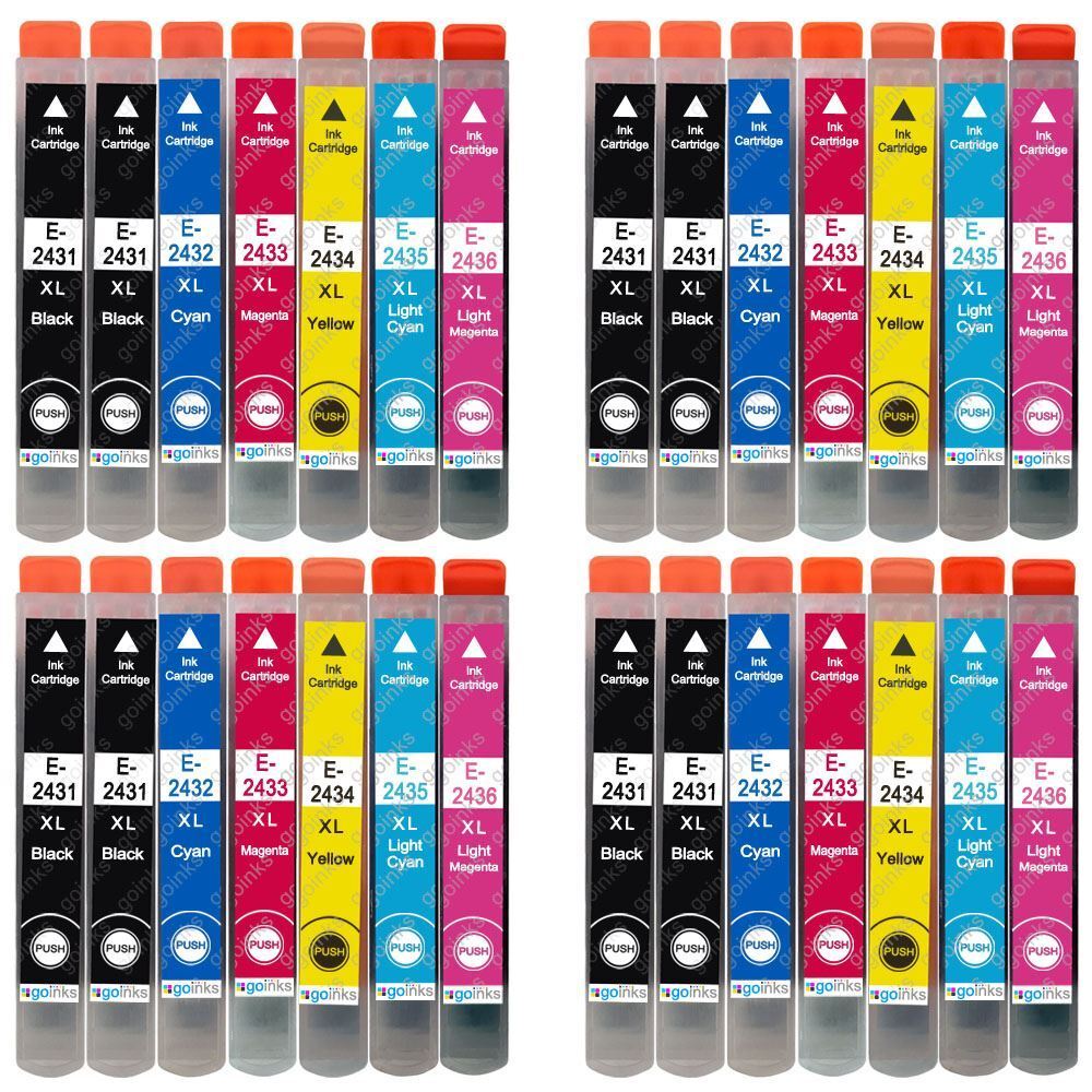 28 Cartucce d'inchiostro per Epson Expression Photo XP-55 XP-760 XP-860 XP-960