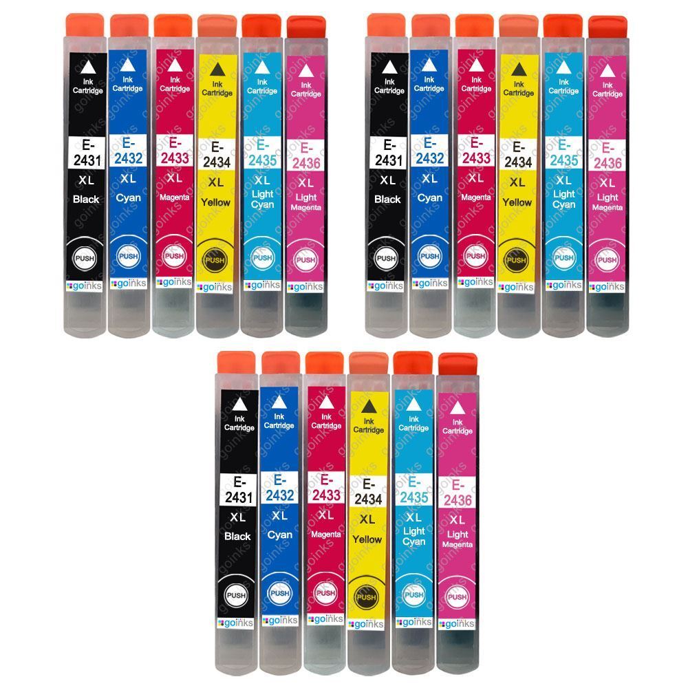 18 Cartucce d'inchiostro per Epson Expression Photo XP-55 XP-760 XP-860 XP-960