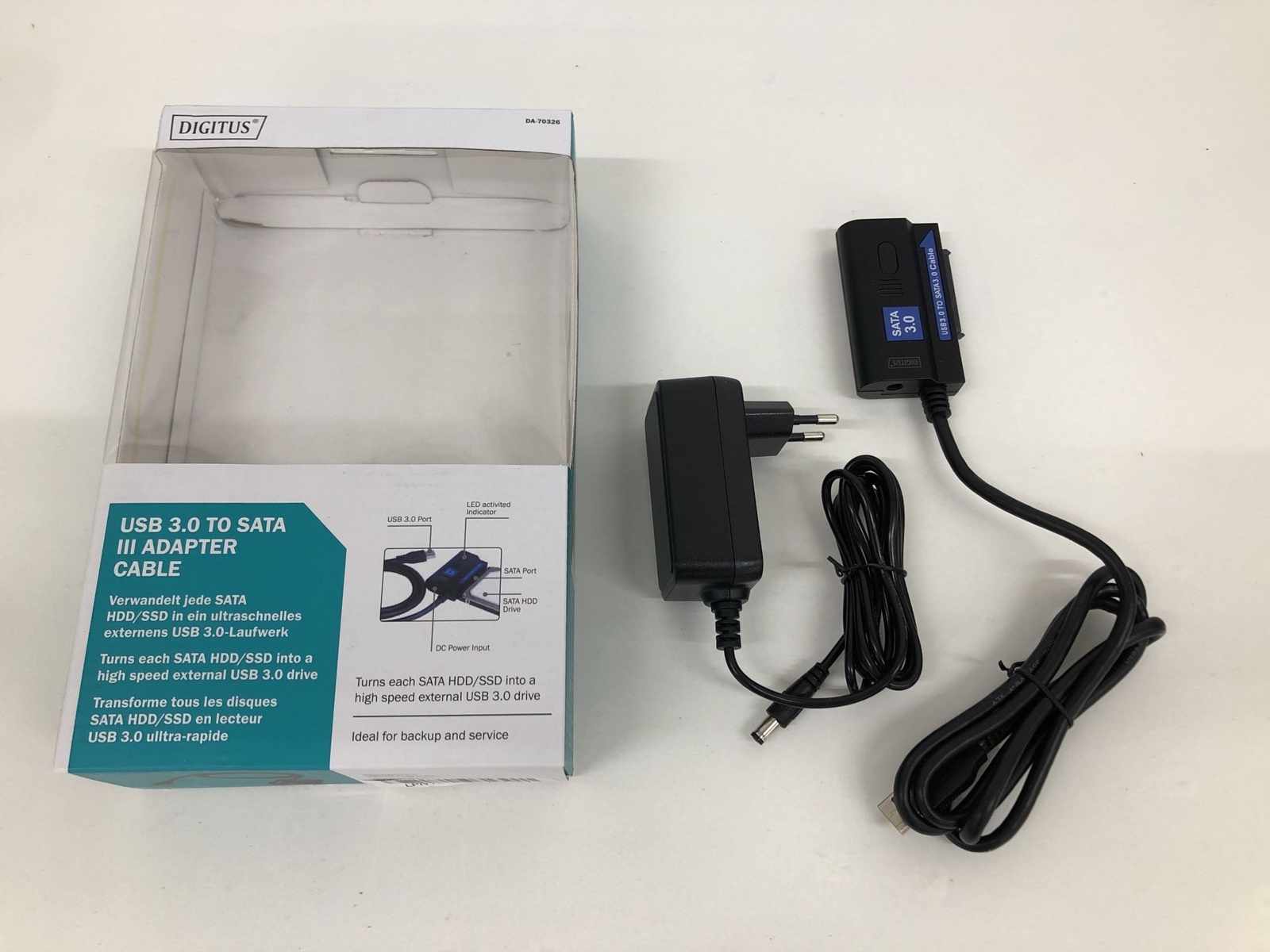 Cavo adattatore DIGITUS SATA 6gb/s a USB 3.0