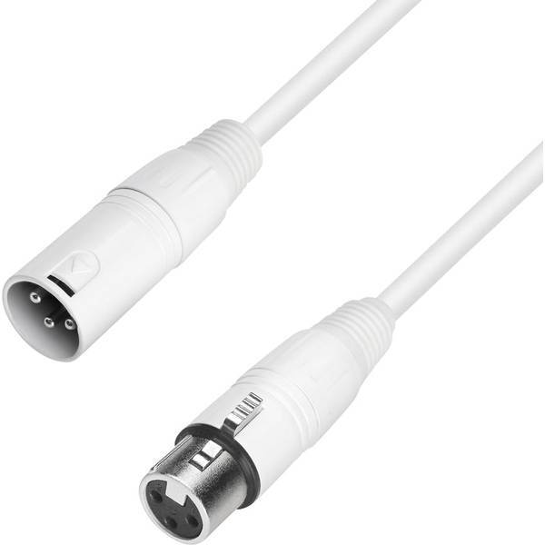 Adam Hall K4MMF0100-SNOW  XLR Cavo di collegamento  K4 MMF 0100 SNOW [1x Spina X