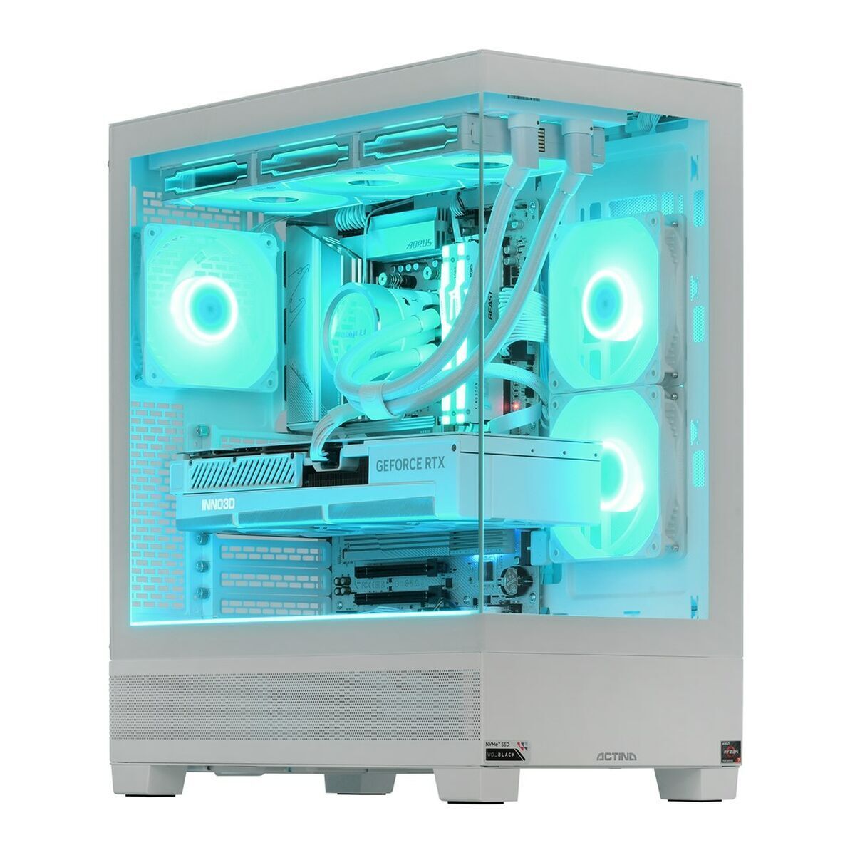 PC da Tavolo Actina KOMACNGIP0029 AMD Ryzen 7 7800X3D 32 GB RAM 1 TB SSD Nvid