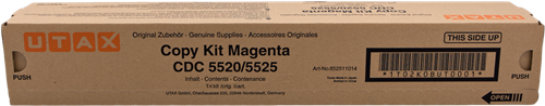 UTAX 652511014 TONER ORIGINALE MAGENTA CDC 5520/CDC 5525/206ci/256ci DCC 6520