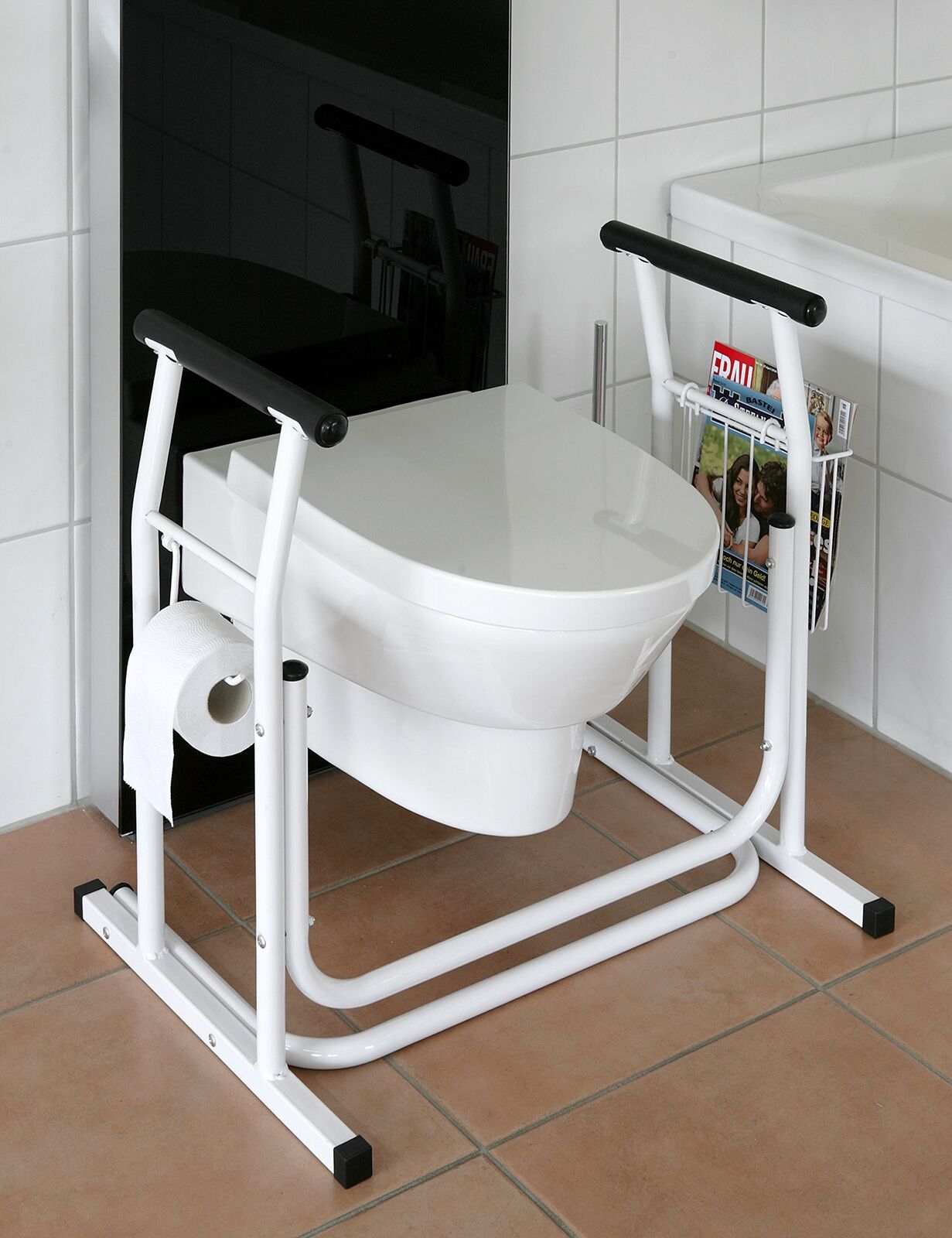 WC di ausilio di Mobiles Toiletten stuetz Telaio Maniglia per bagno (s1r)