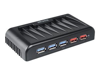 Akasa Connect 7 EX Hub 7 x SuperSpeed USB 3.0 desktop AK-HB-11BK