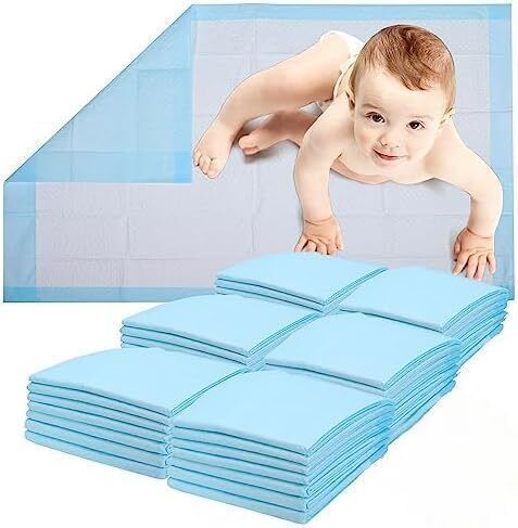 Healqu Disposable Underpads - Super Absorbent Incontinence Bed Pads for (E4X)